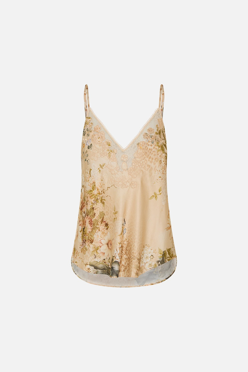 V-NECK BIAS CAMI - 1
