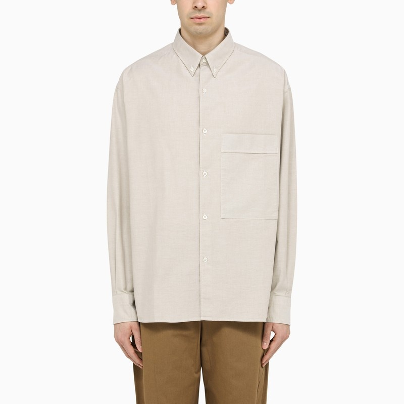 Reed cotton button-down shirt - 1