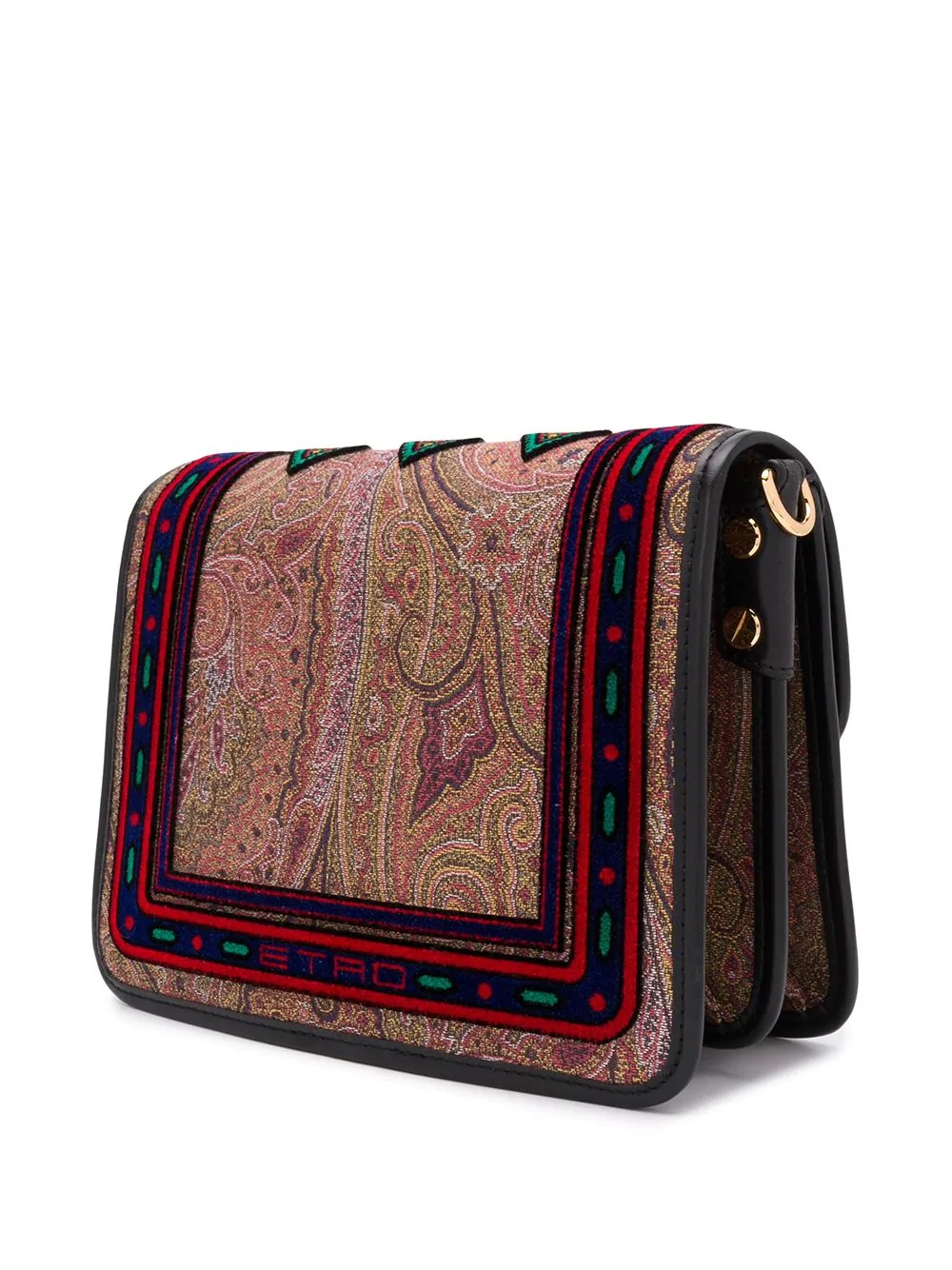 embroidered shoulder bag - 3