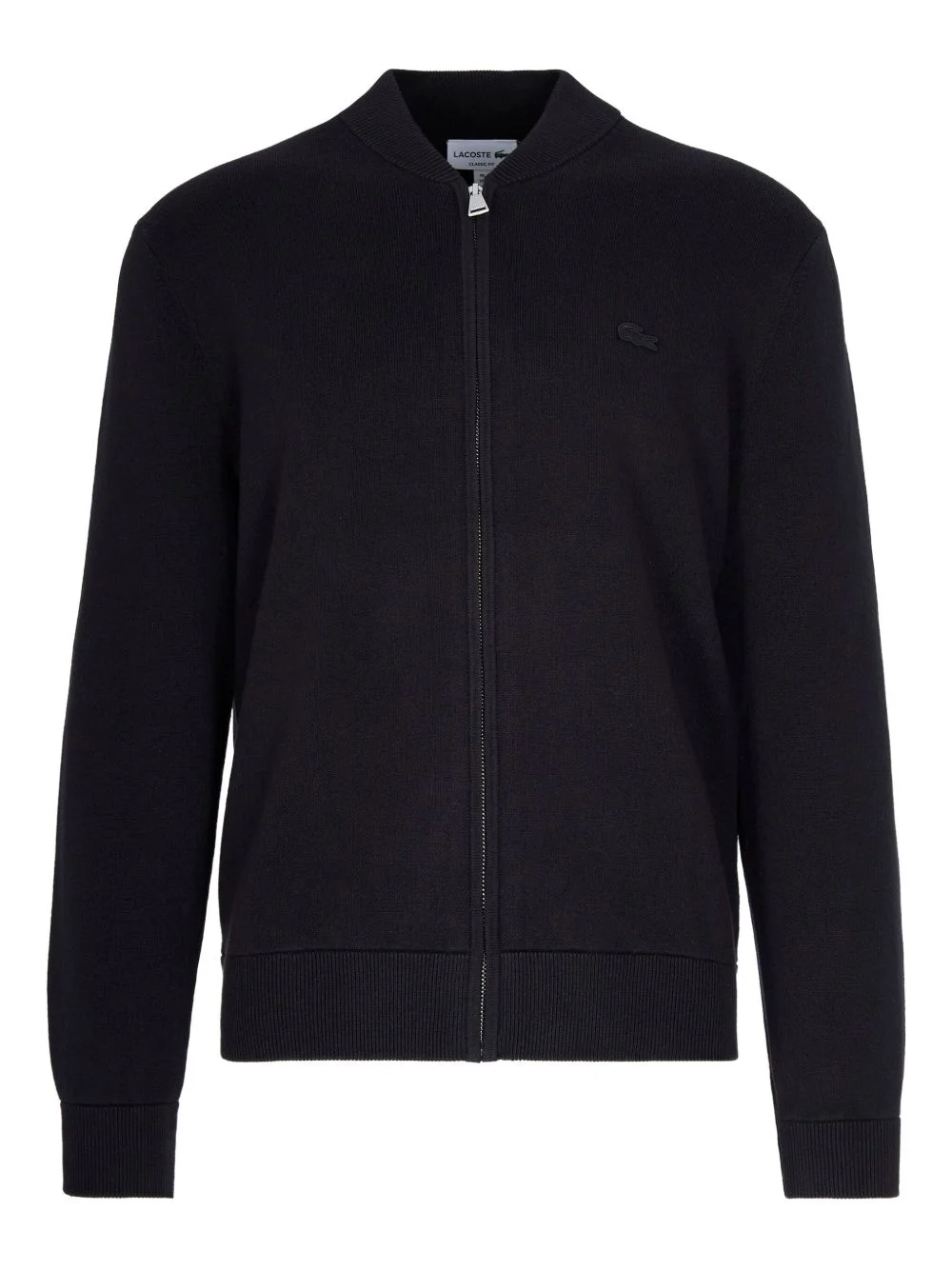 zip logo-detail cardigan - 1