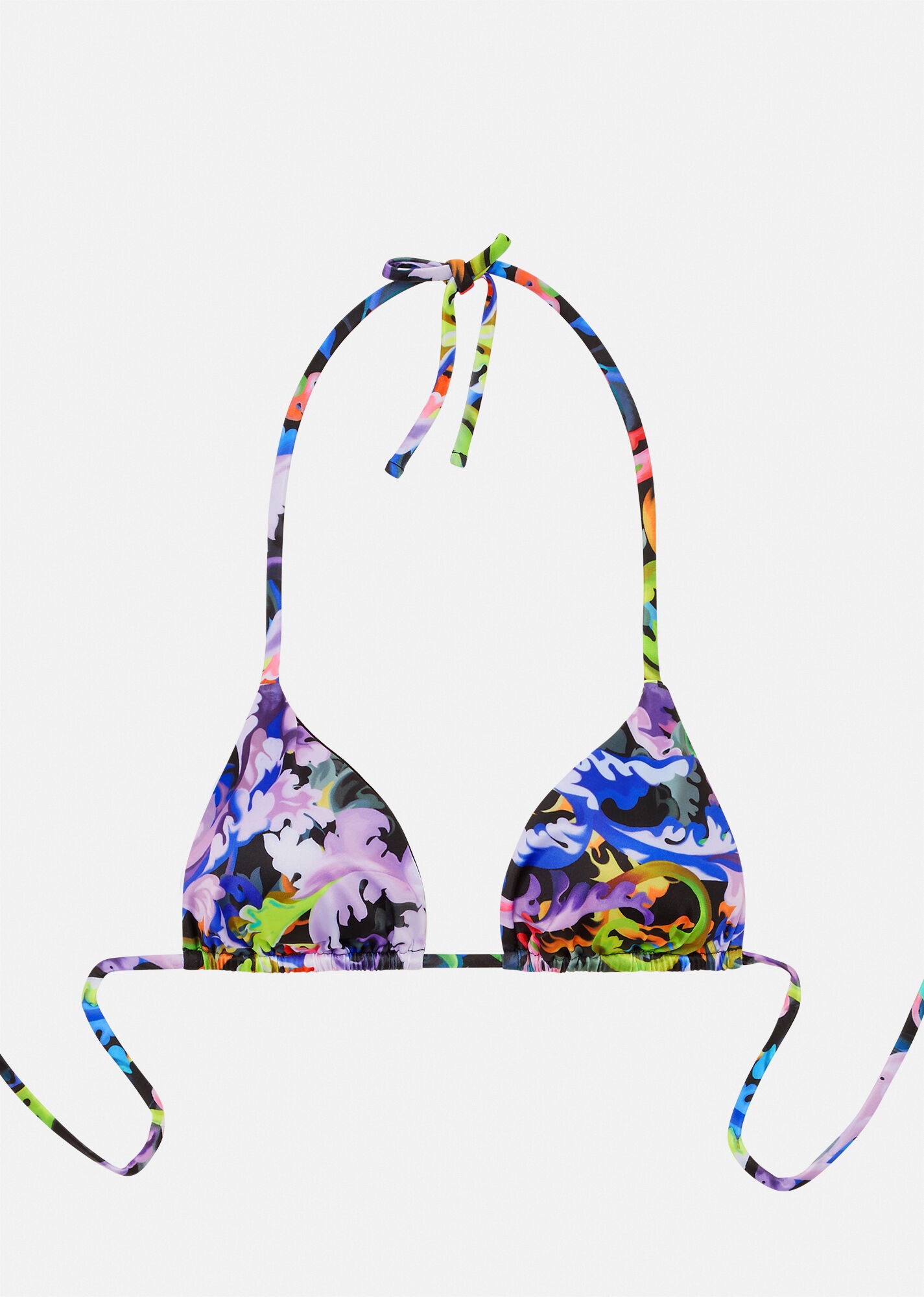 Baroccoflage Print Bikini Top - 1