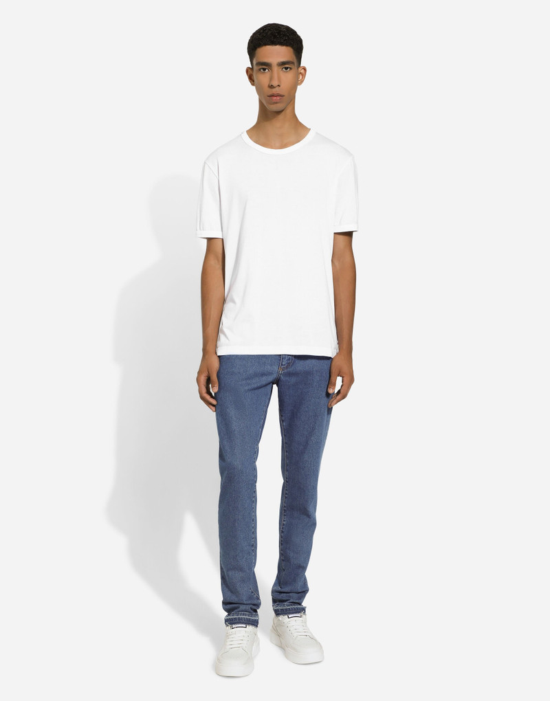 Dolce & Gabbana Slim-fit stretch blue denim jeans outlook