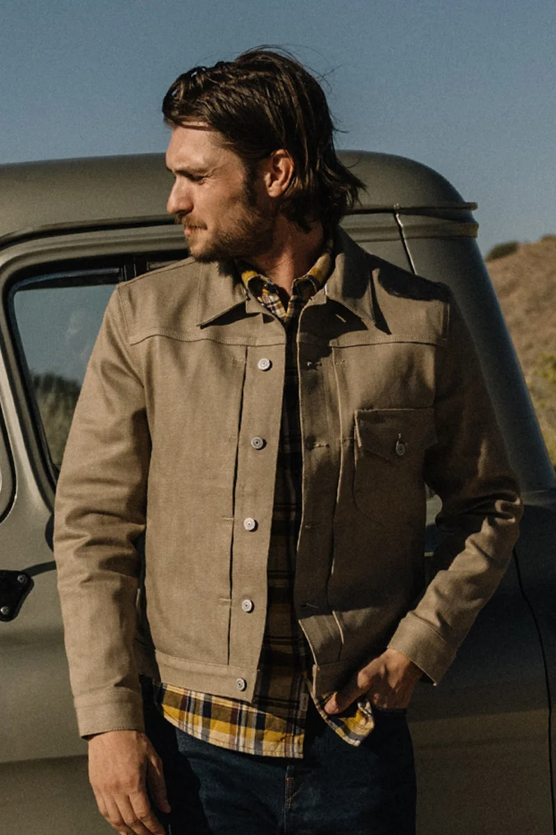 The Blade - Army Beige Raw 14oz Selvedge - 1