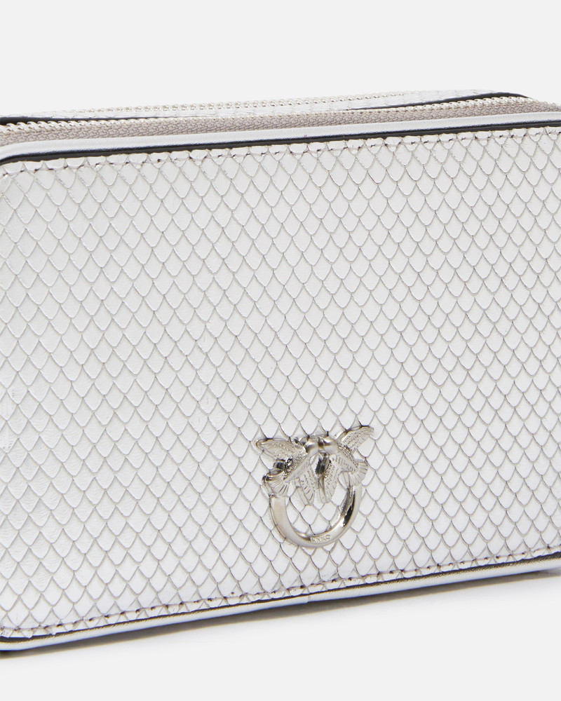 LAMINATED REPTILE-EFFECT RECTANGULAR HANDBAG 3