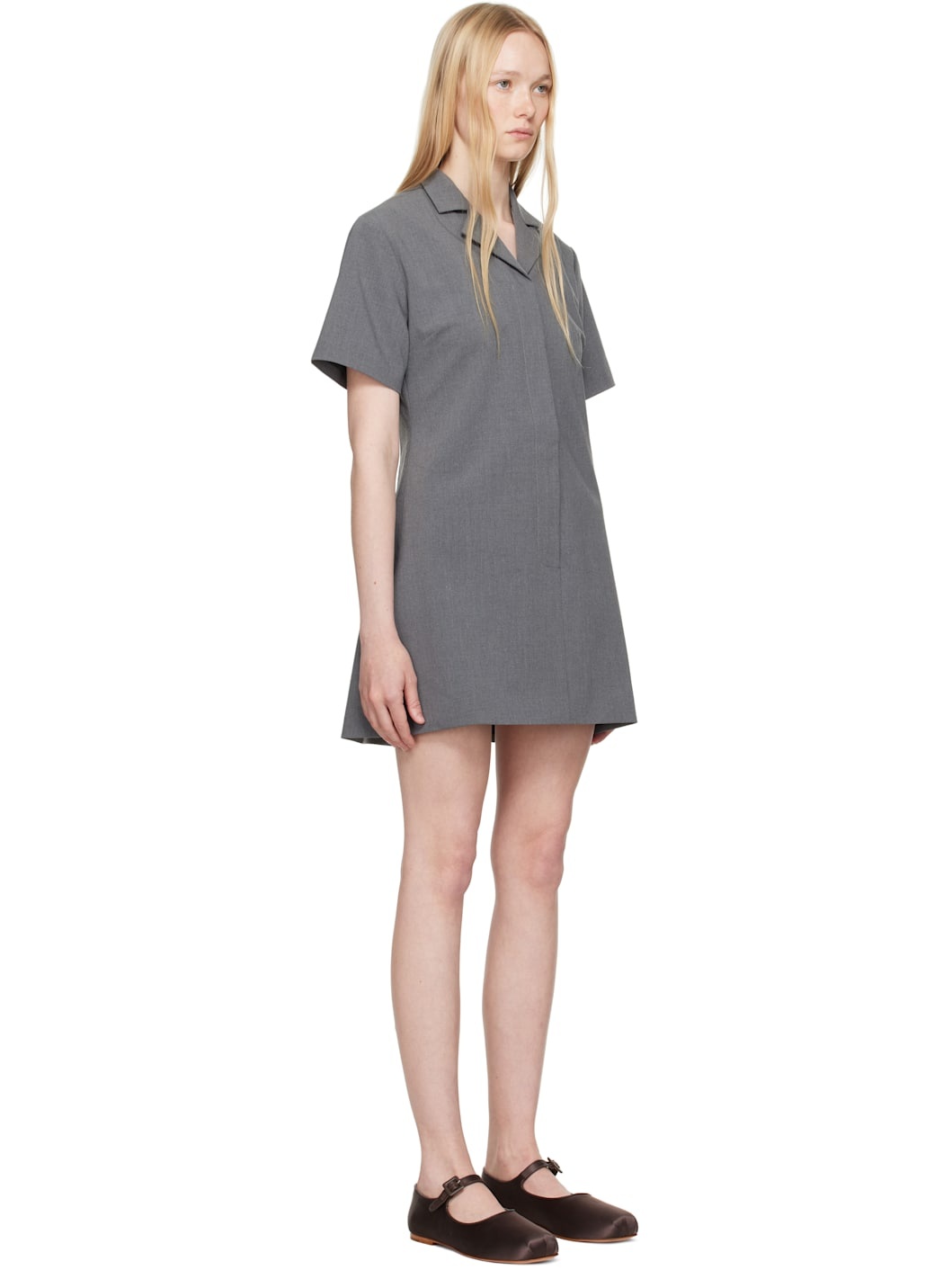Gray Nurse Minidress - 2