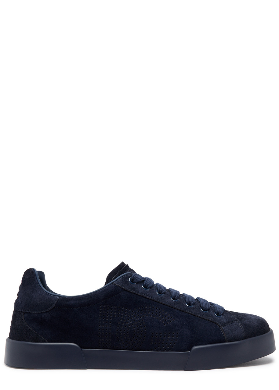Dolce & Gabbana Portofino Suede Sneakers - 1
