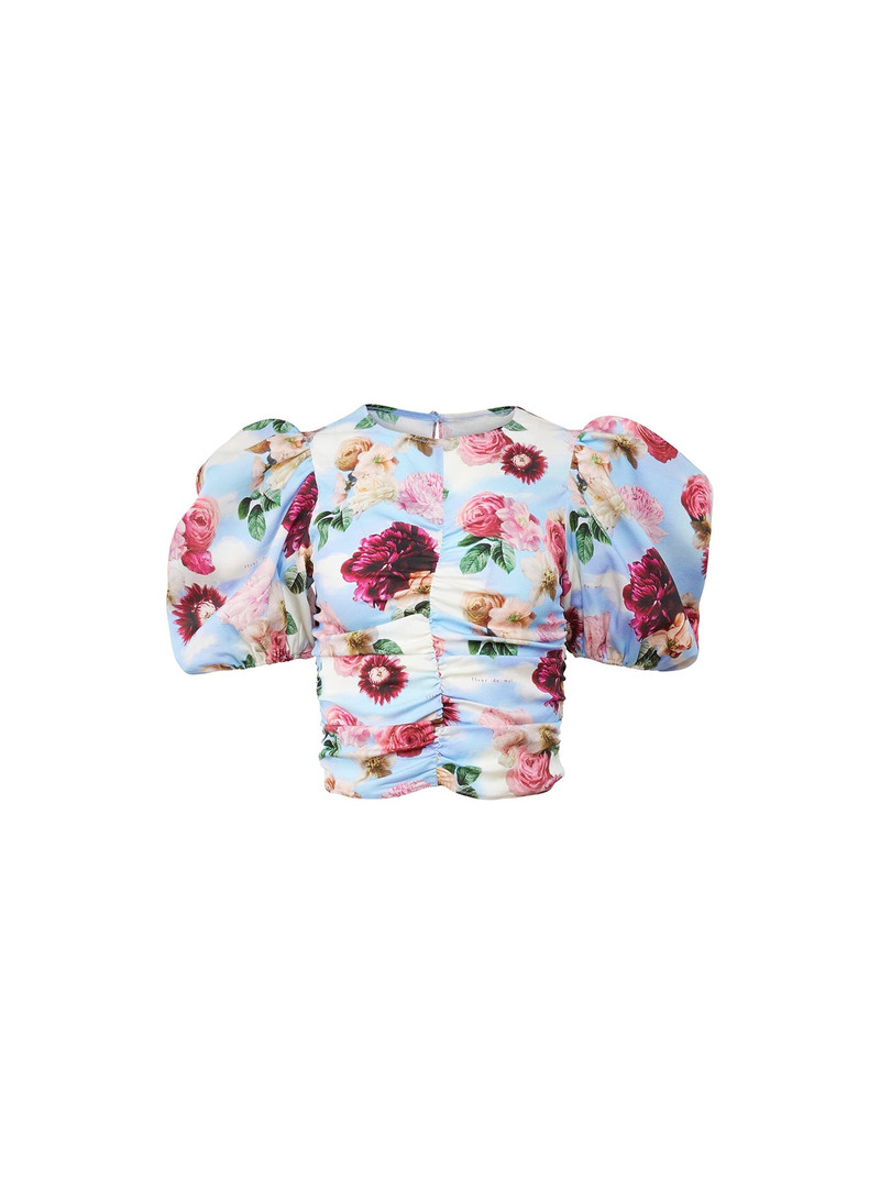 Georgette Puff Sleeve Top 1
