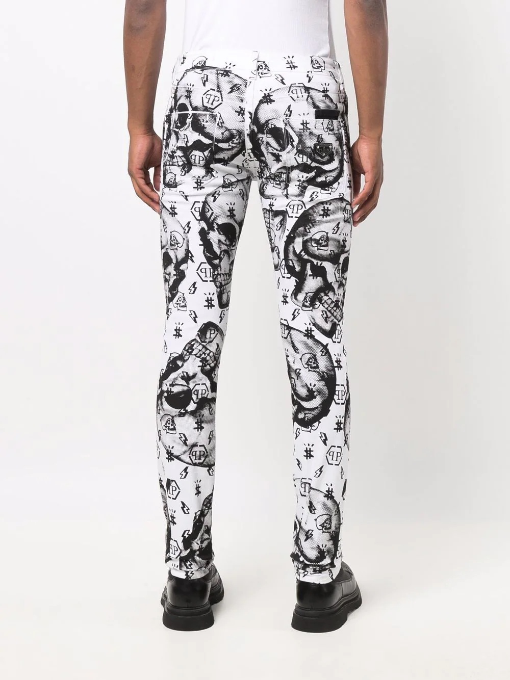 Super Straight Cut monogram-print trousers - 4