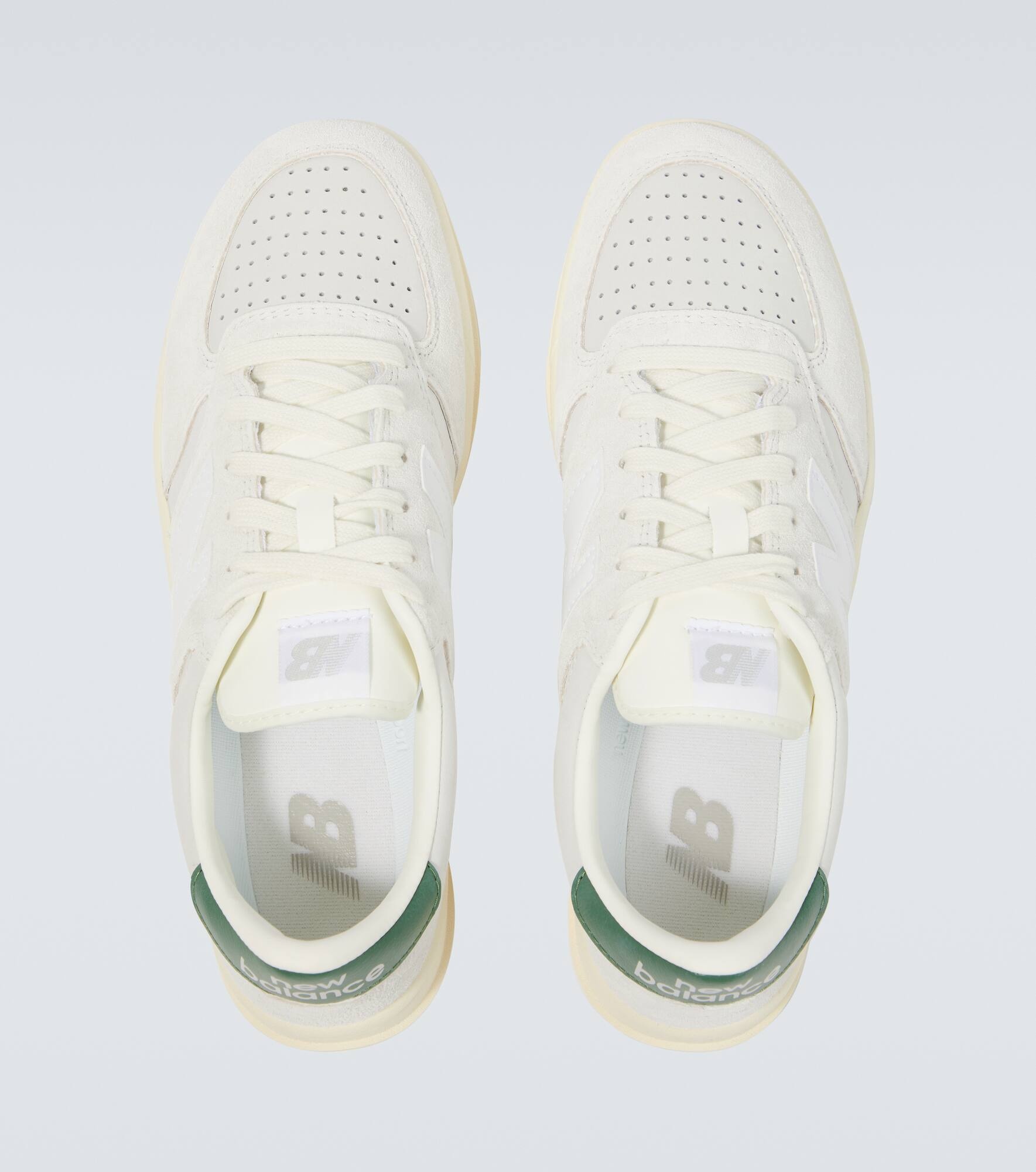 T500 suede and nubuck sneakers - 4