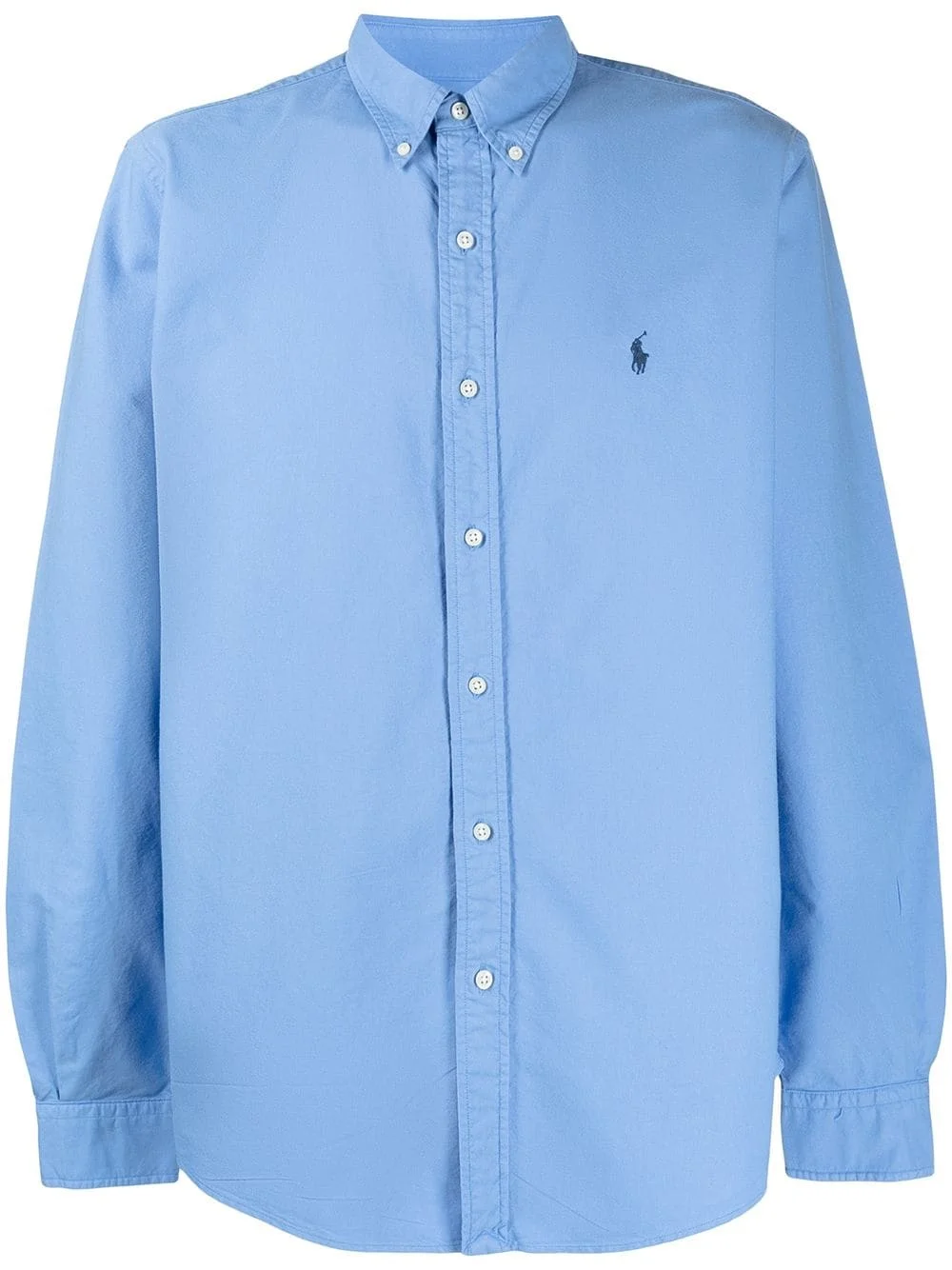 button-down cotton shirt - 1