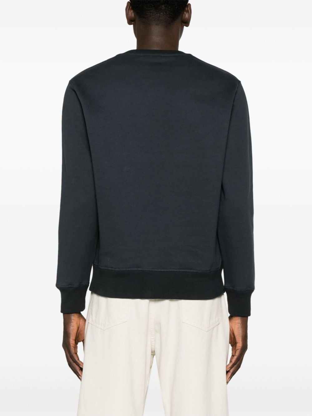 Hole cotton sweatshirt - 4