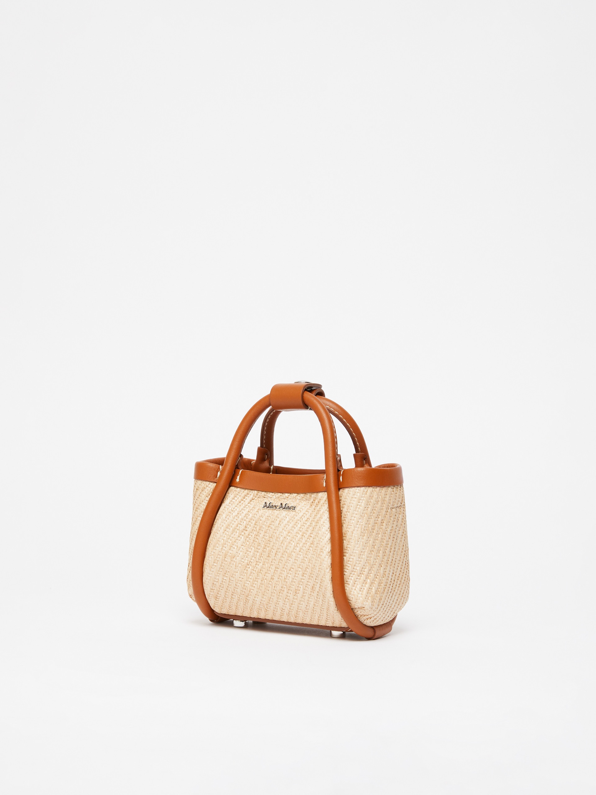 SUMMERMINI Raffia-effect fabric mini Marine bag - 2