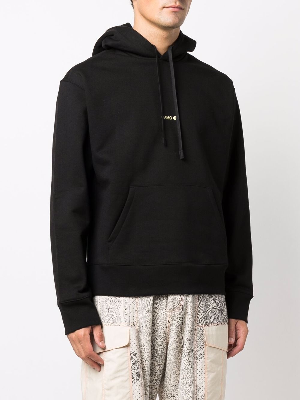 photograph-print cotton hoodie - 4