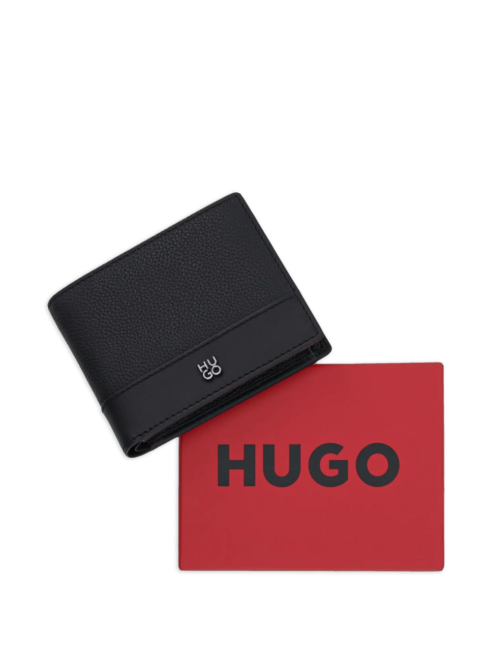 leather panelled wallet - 5