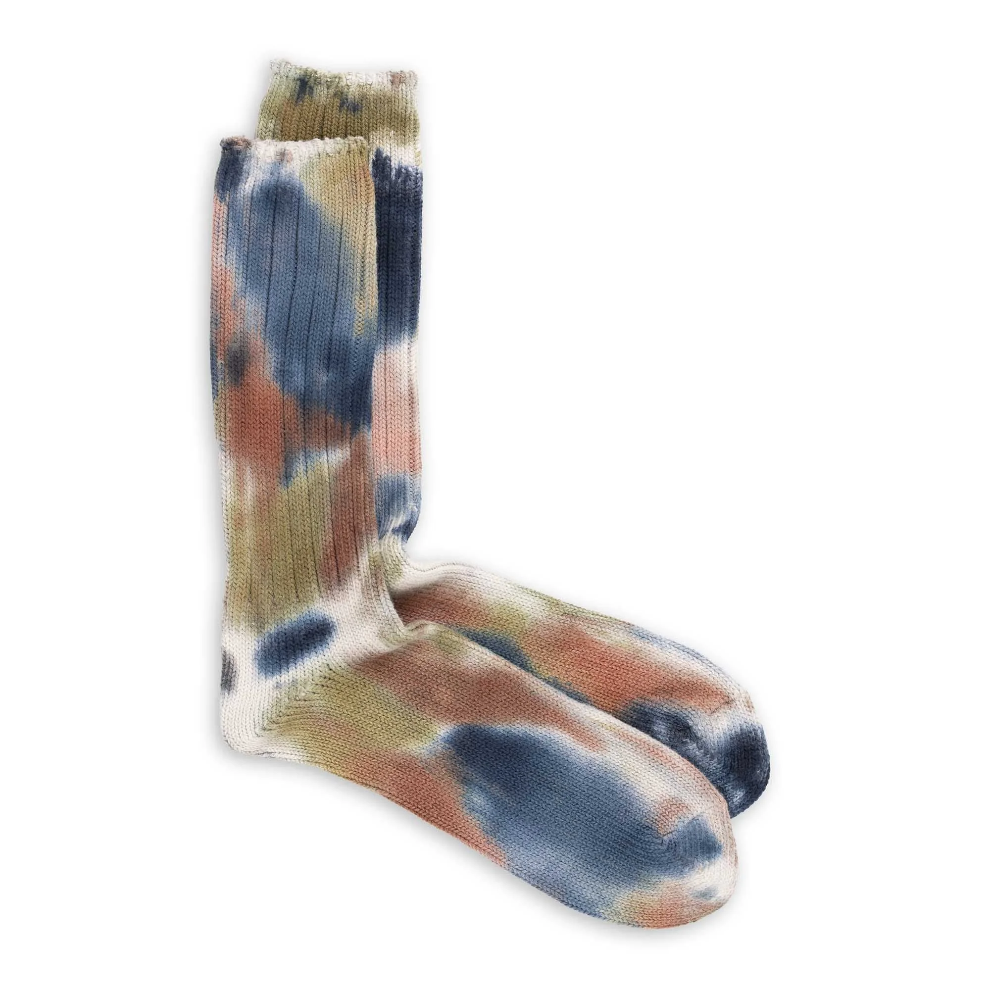 Anonymous Ism Scatter Dye Crew Sock D.Brown - 1