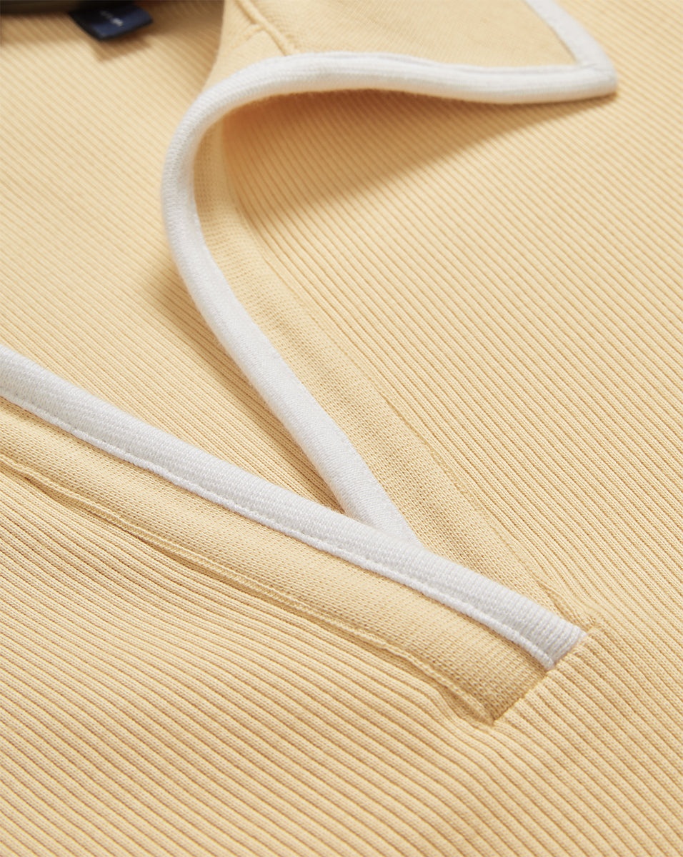 KEARNEY TEE WITH CONTRAST PIPING - 4