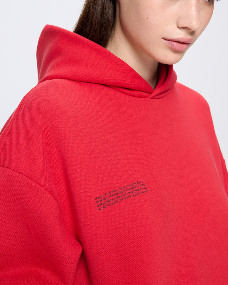 Womens 365 Heavyweight Hoodie - Goji Red 3