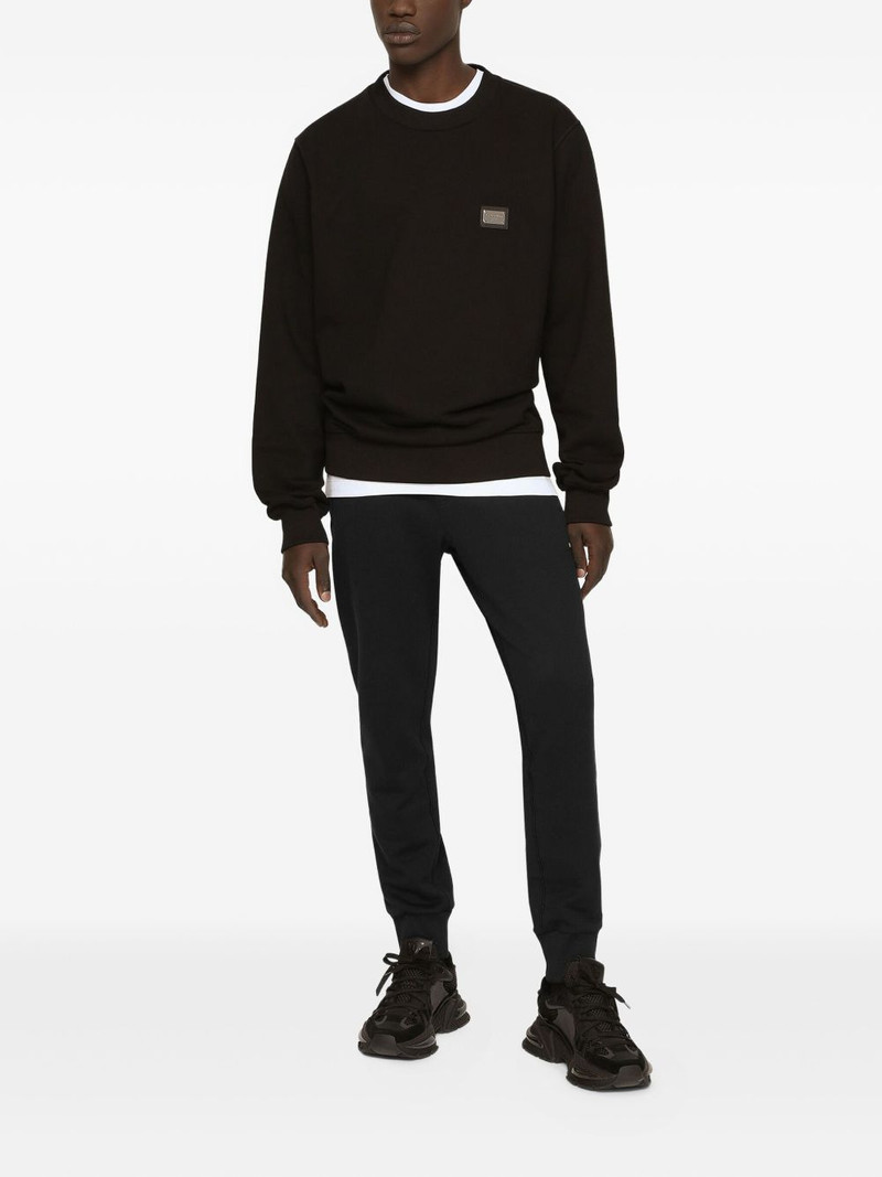 Dolce & Gabbana logo-plaque sweatshirt outlook