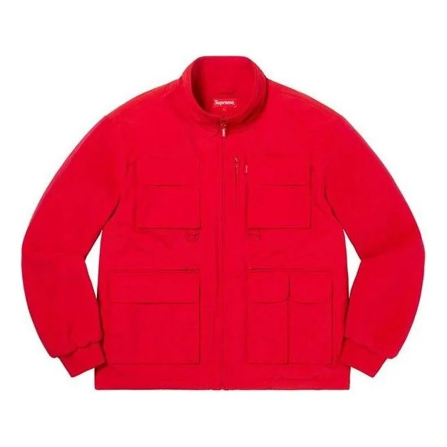 Supreme FW19 Week 10 Upland Fleece Jacket 'Red' SUP-FW19-943 - 1