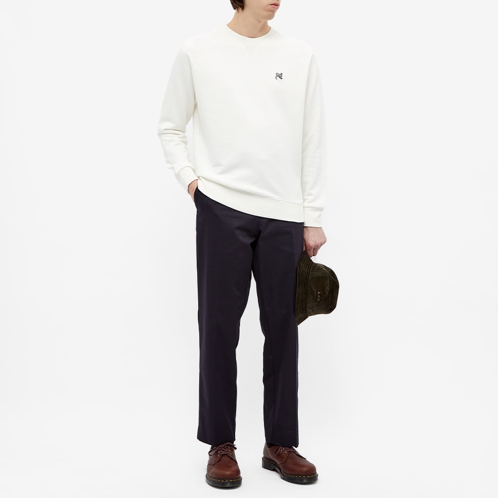 Maison Kitsuné Grey Fox Head Patch Classic Crew Sweat - 5