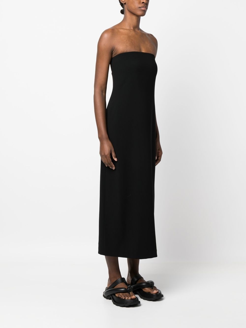 strapless maxi dress - 3