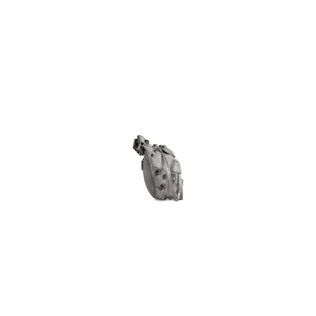 Men's Le Cagole Men Medium Beltbag Used Effect in Grey - 3