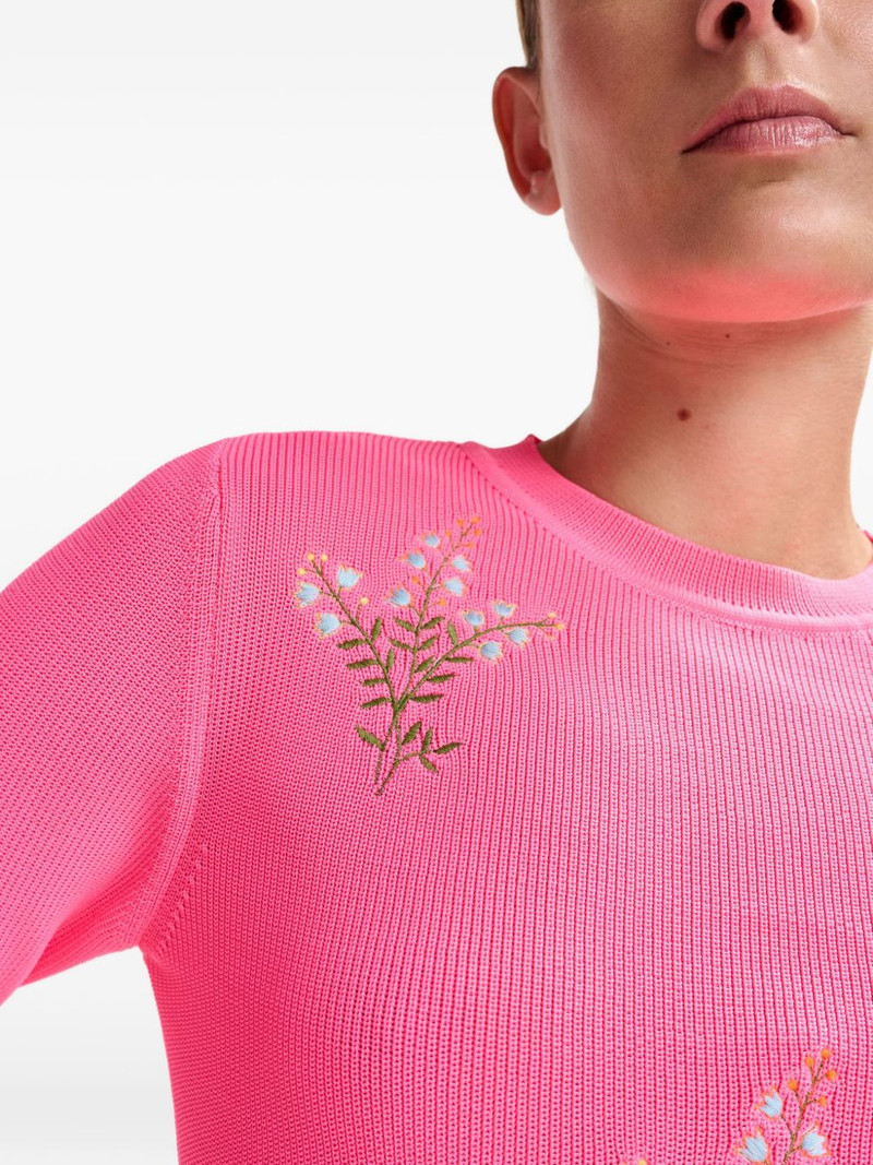 floral-embroidery sweater 5