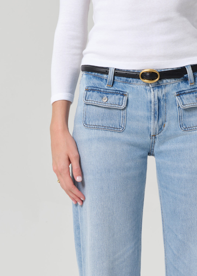 Nora Patch Pocket Trouser In Ritual 6