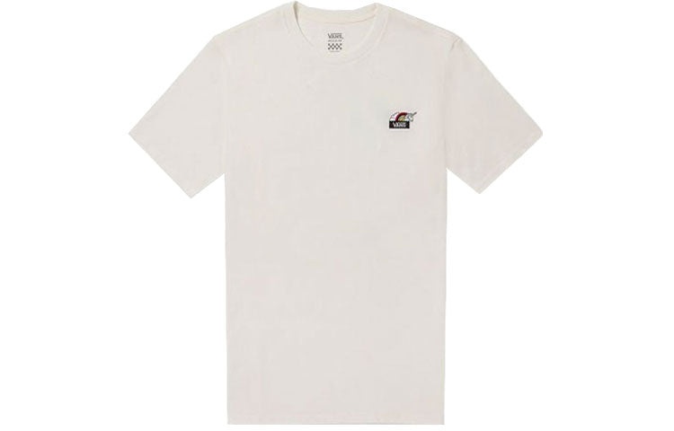 Vans Printing Loose Casual Short Sleeve Couple Style White VN0A54L9FS8 - 2