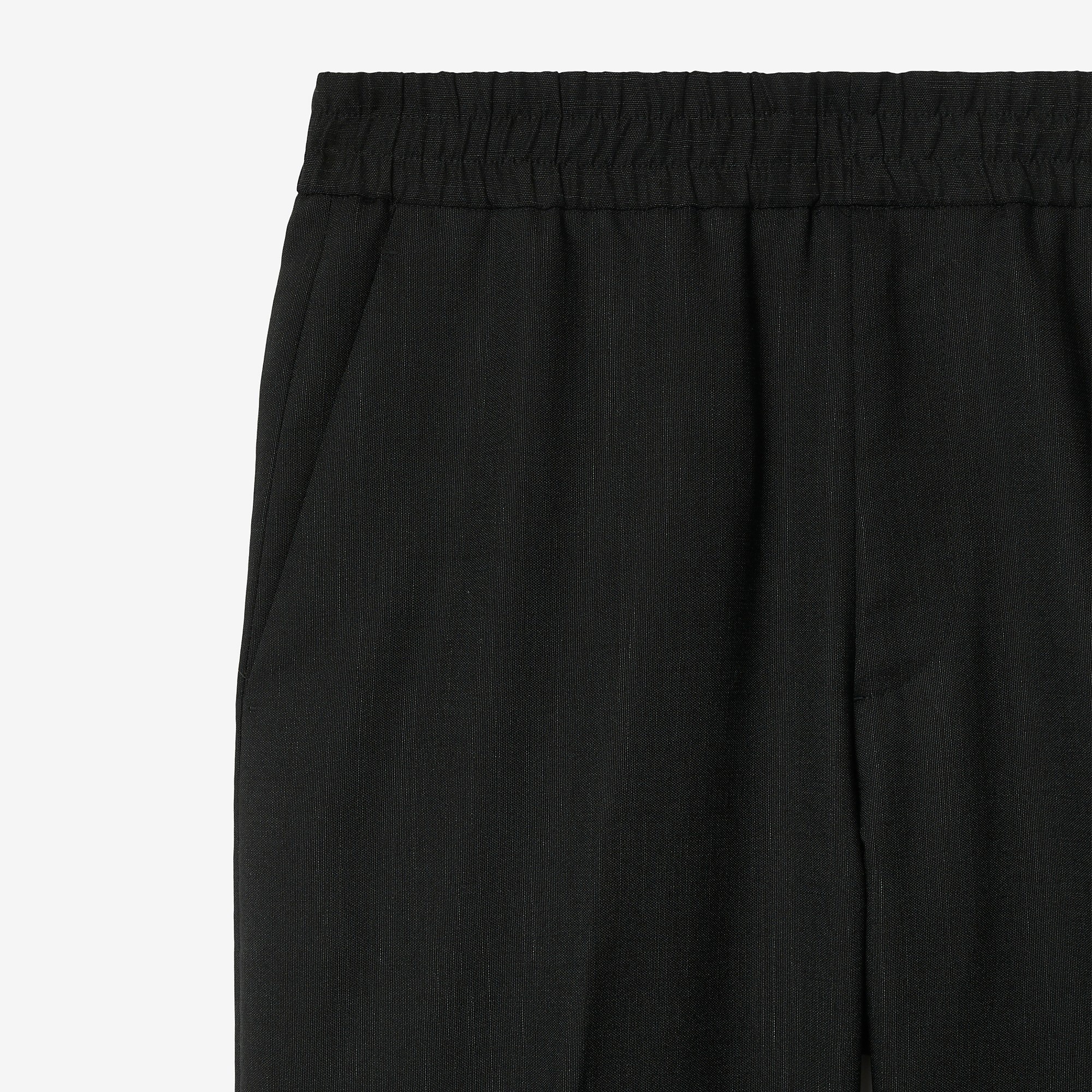 Wool Linen Blend Trousers - 7
