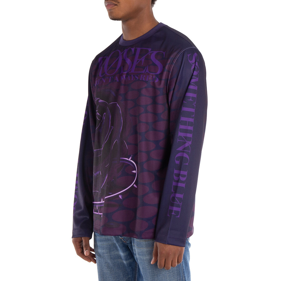 Burberry Rose-Print Long-Sleeve Jumper - 4