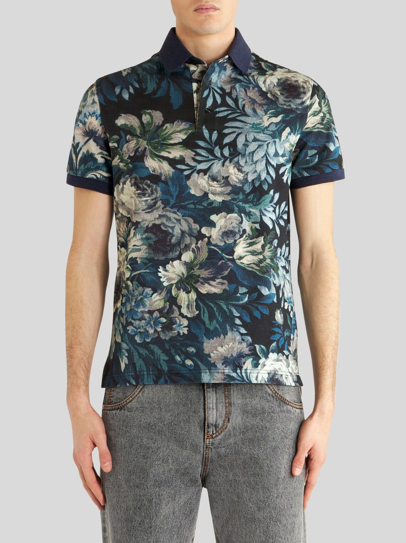POLO SHIRT WITH FLORAL PRINT 2