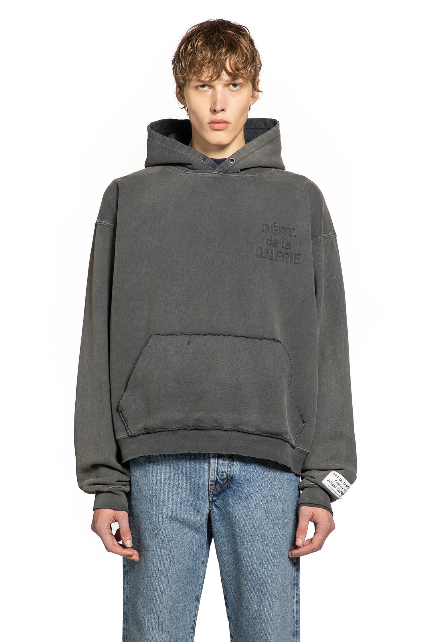 Dept Embossed Logo Hoodie - 1