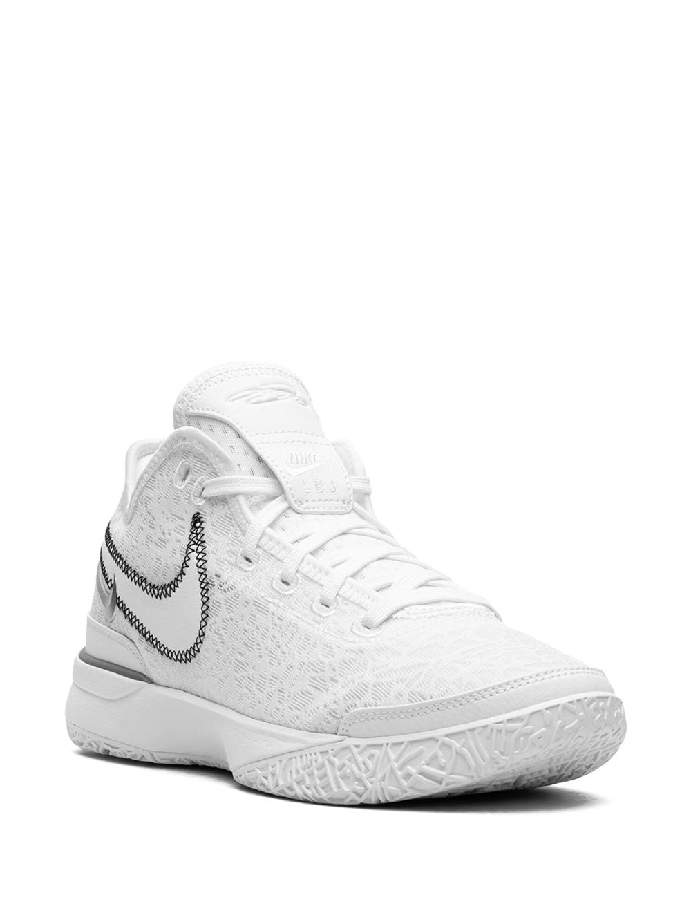 Zoom Lebron NXXT Gen "White / Metallic Silver" sneakers - 2