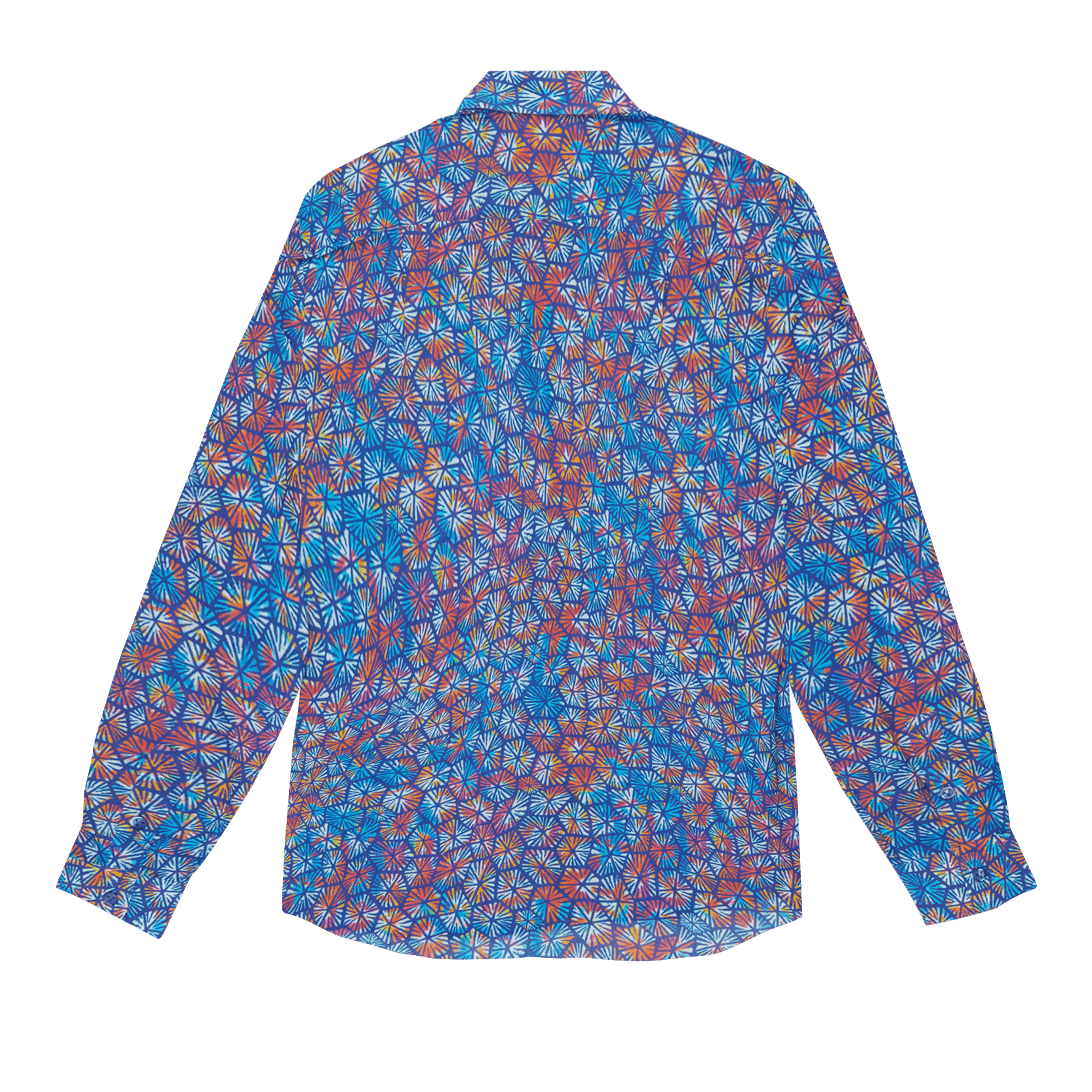 Unisex Cotton Voile Lightweight Shirt Carapaces Multicolores - 2