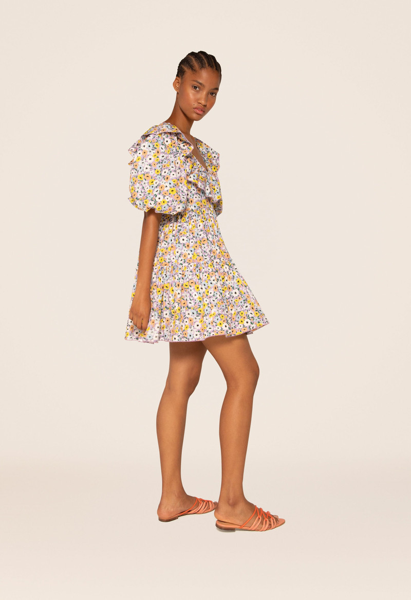 Flor La Fania Lila Mini Dress 5