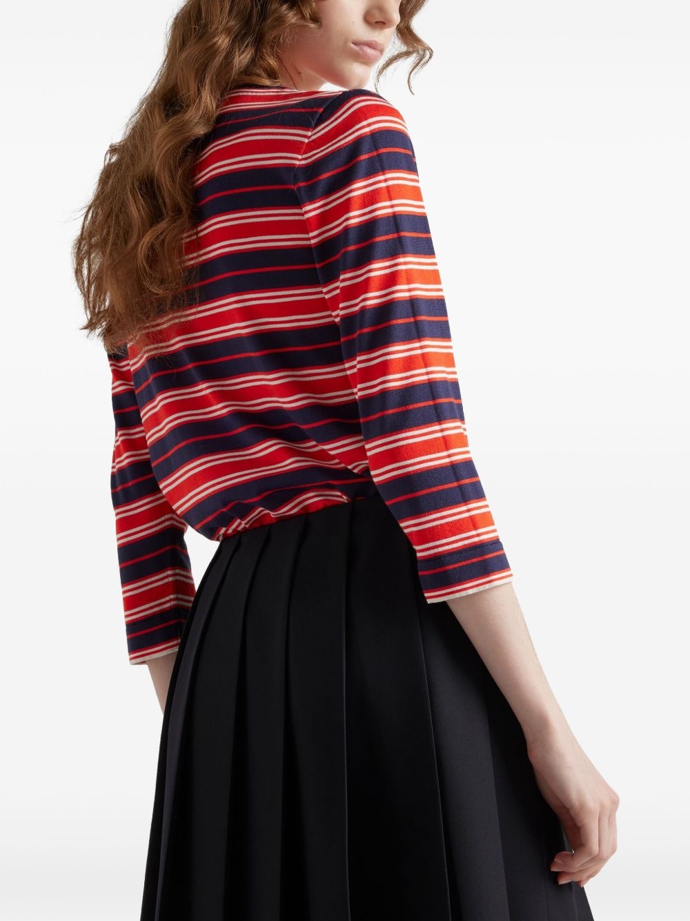 striped T-shirt - 3