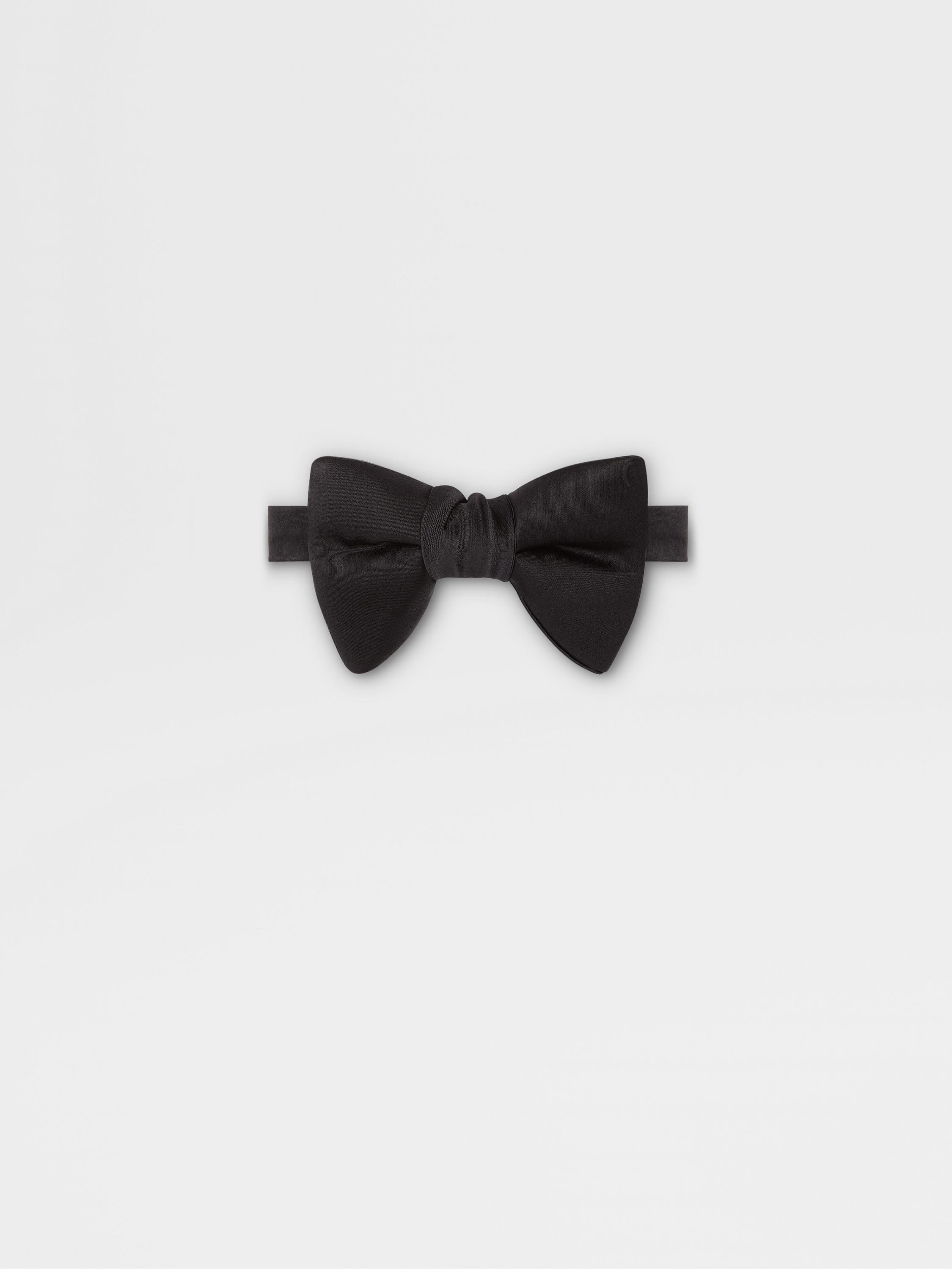 BLACK SILK BOWTIE - 3