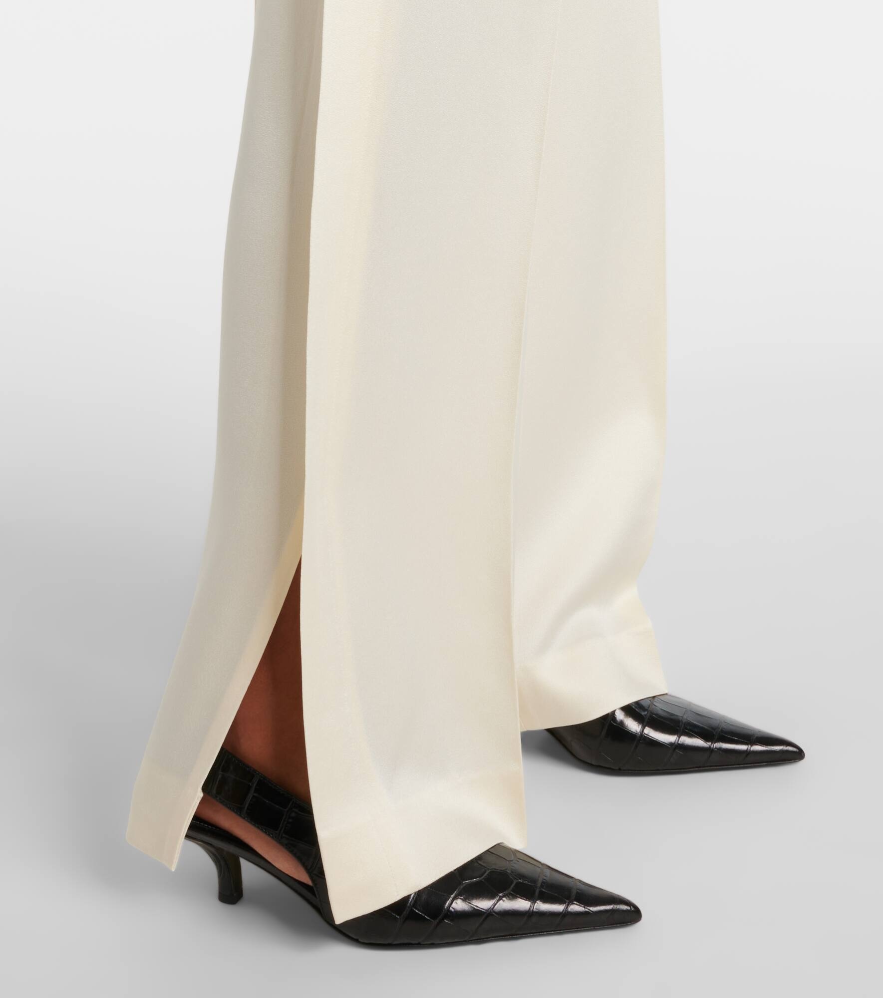 High-rise wide-leg pants - 5