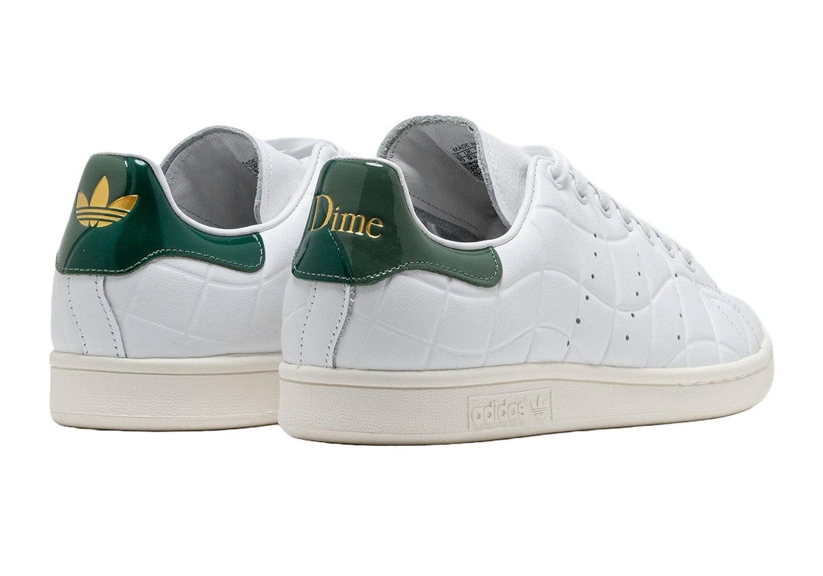 adidas x Dime Stan Smith 'White Colligate Green' IG2044 - 4