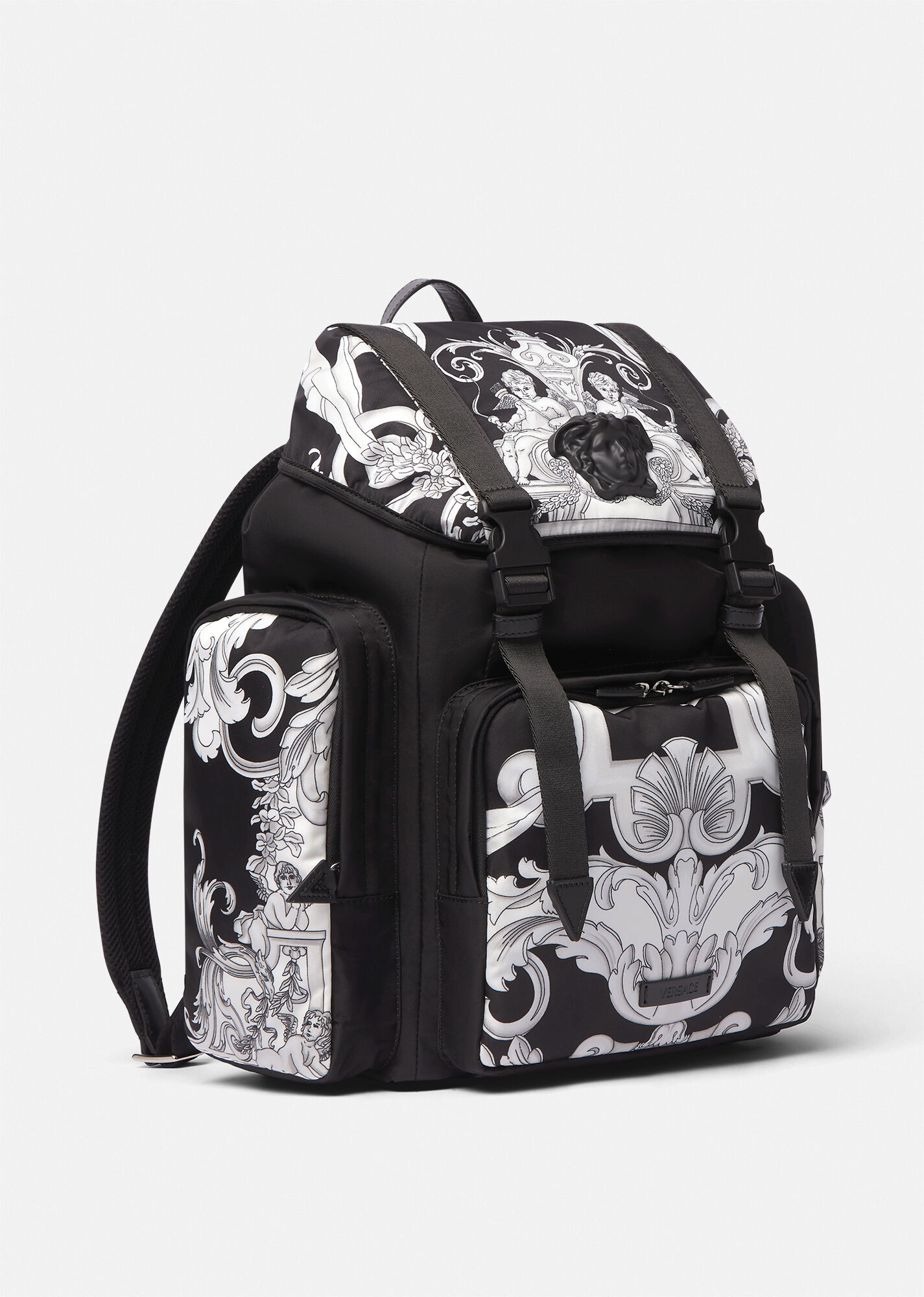 La Medusa Silver Baroque Backpack - 2