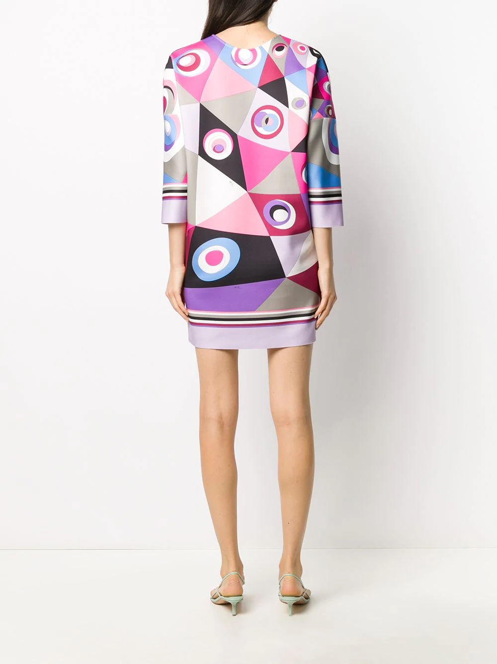 Occhi-print mini dress - 4