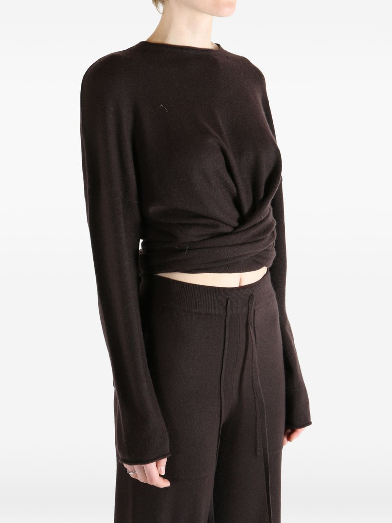 x 1436 tie-detail sweater 4