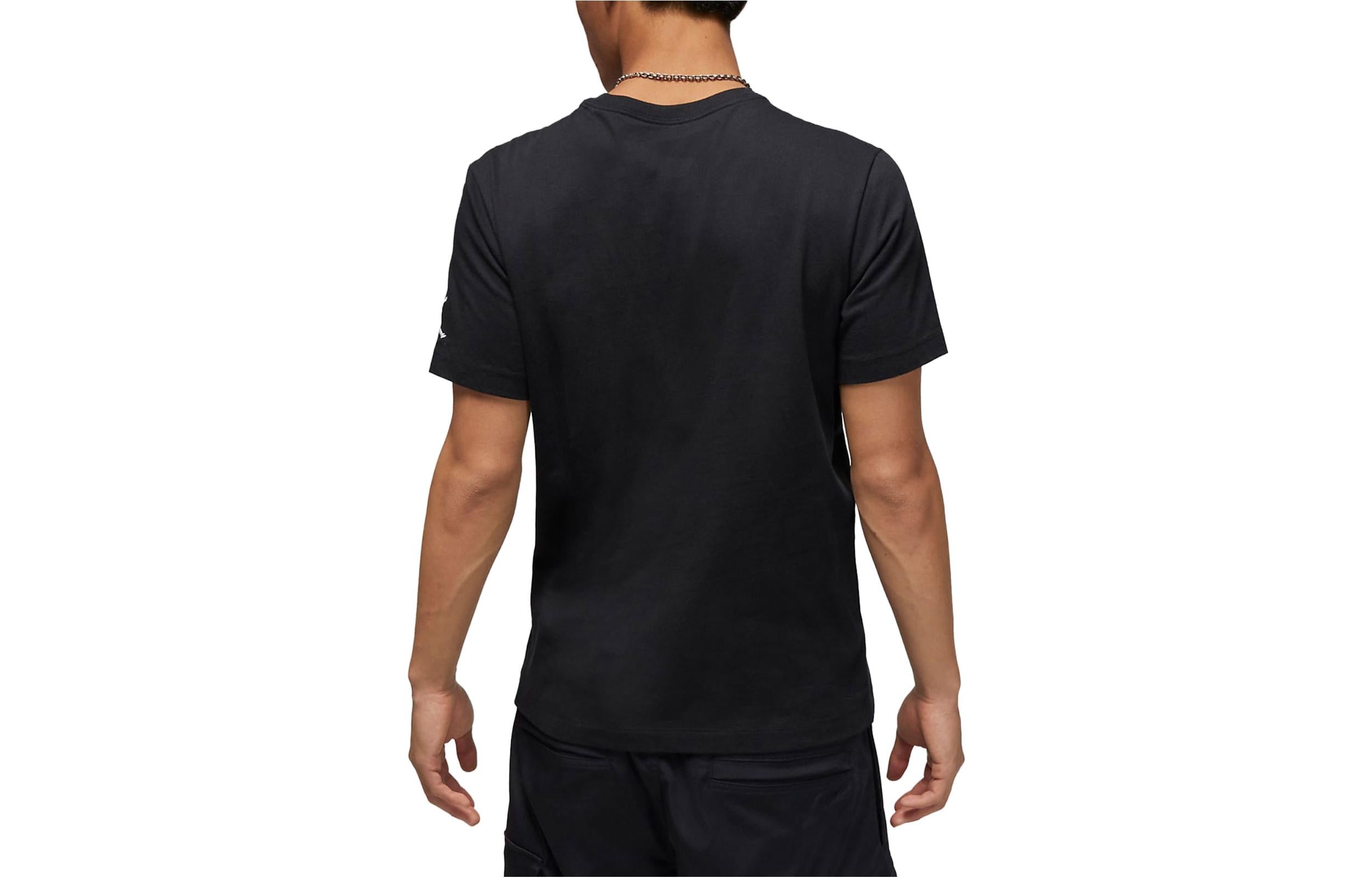 Air Jordan Embossed Air Crew T-Shirt 'Black' DM3183-010 - 3