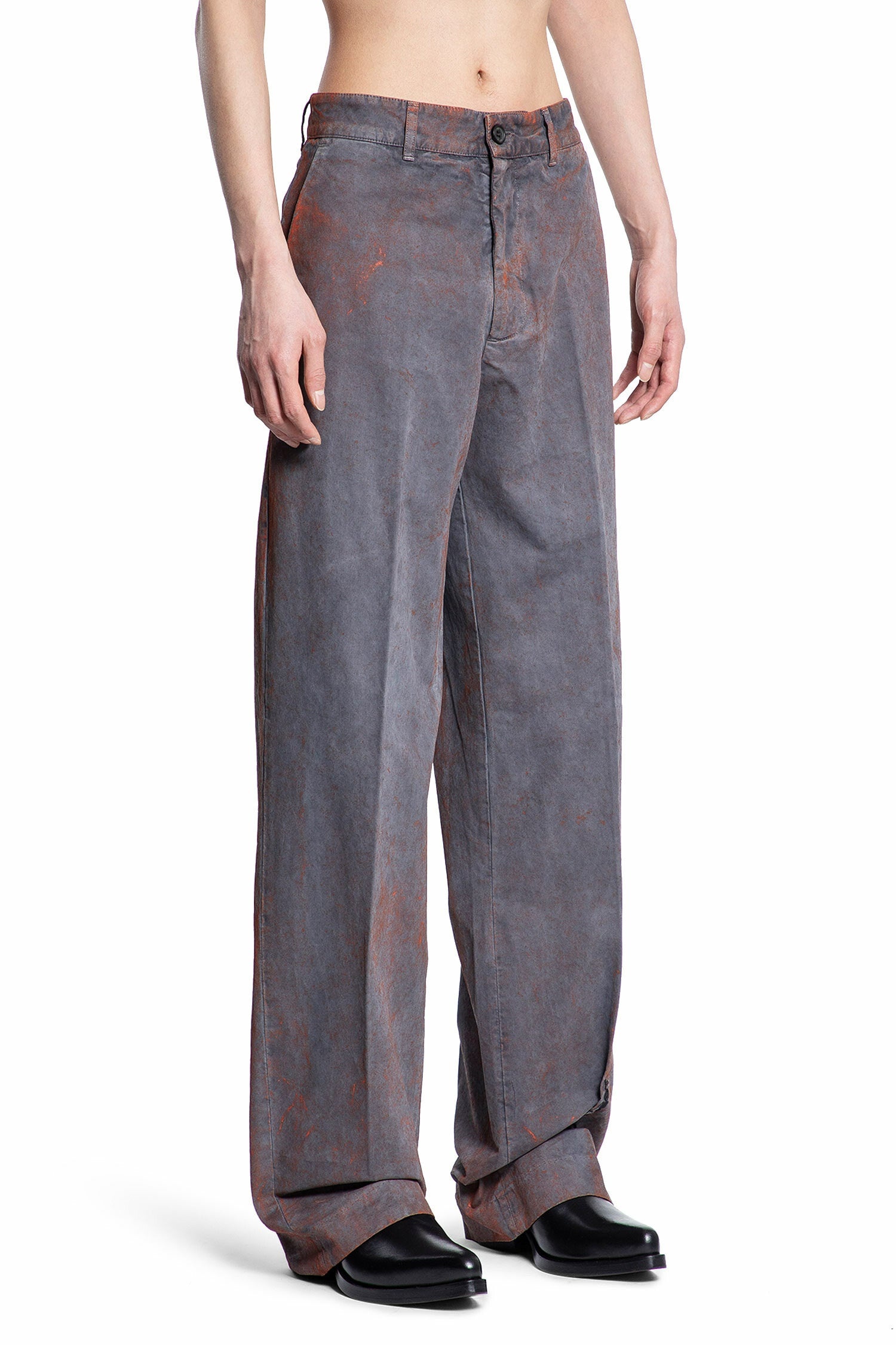 Y/PROJECT MAN GREY TROUSERS - 3