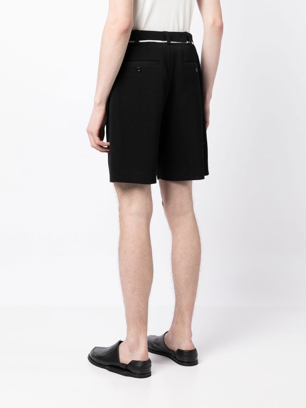 tailored cotton shorts - 4