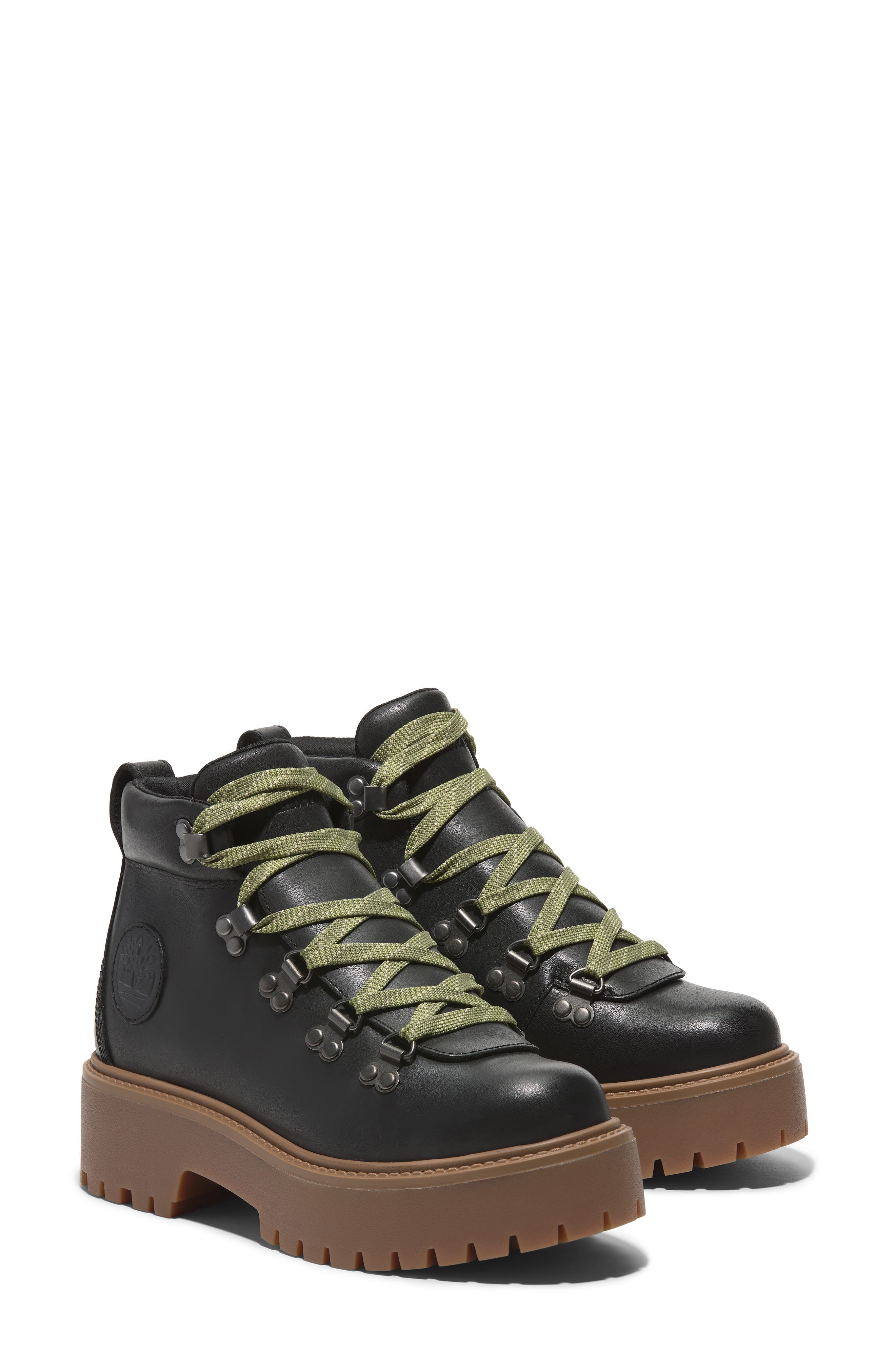 Timberland Stone Street Platform Boot in Black Full Grain at Nordstrom - 7