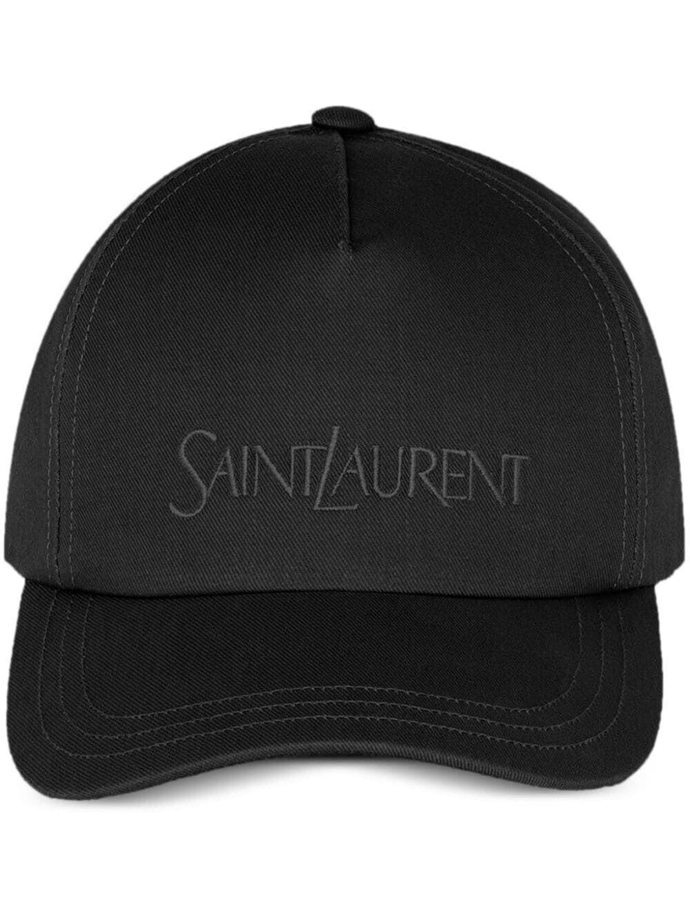 SAINT LAURENT SAINT LAURENT PARIS LOGO HAT