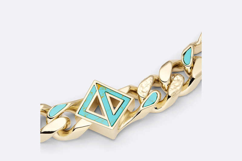 CD Diamond Chain Link Necklace 3