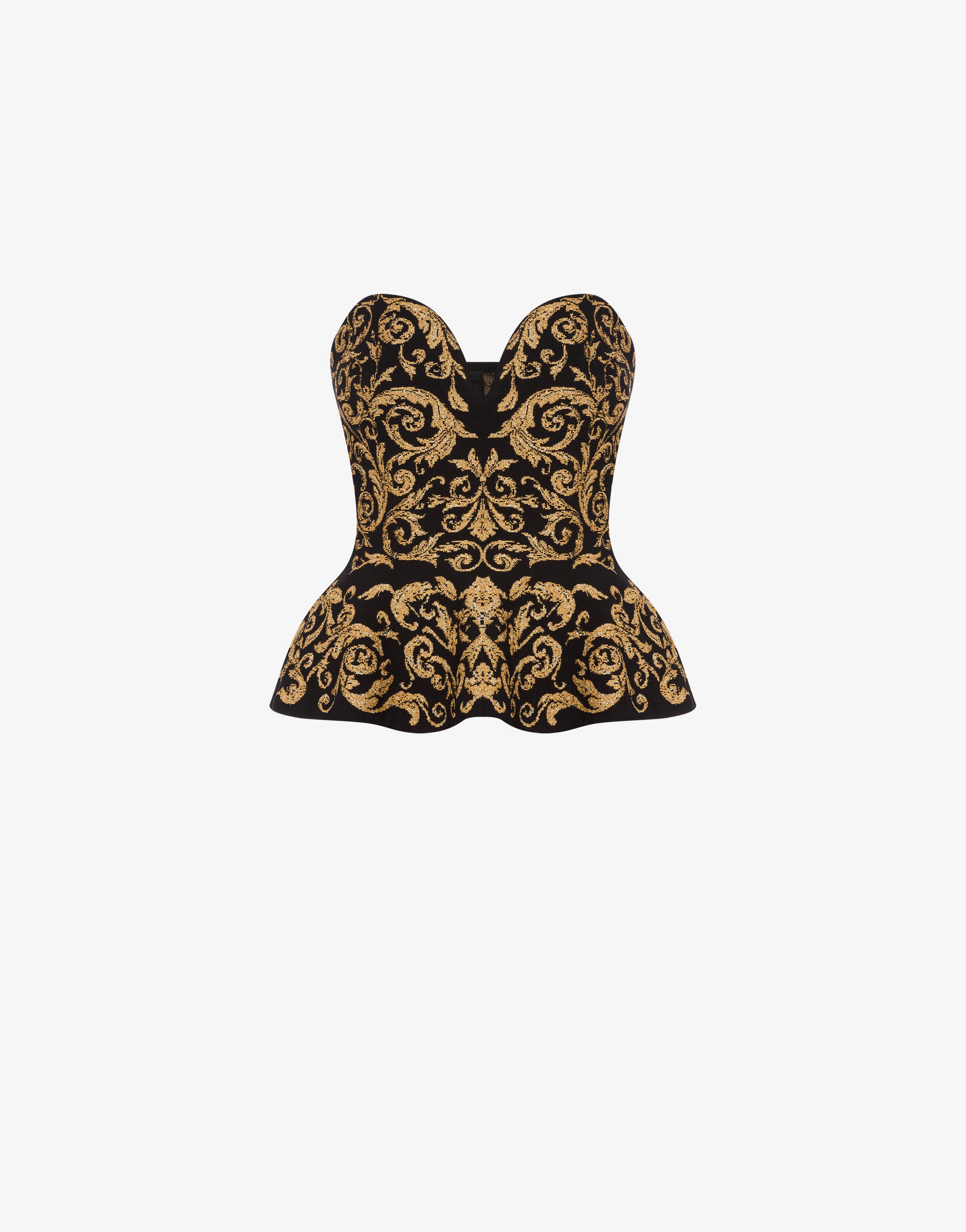 BAROQUE JACQUARD CORSET TOP - 1